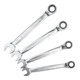 KS Tools GEARplus Ratschenringmaulschlüssel-Satz, umschaltbar, 4-tlg.