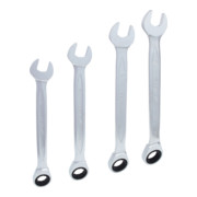 KS Tools GEARplus Ratschenringmaulschlüssel-Satz, umschaltbar, 4-tlg.-5