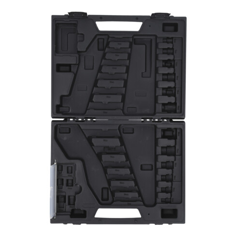 KS Tools geARplus RINGSTOP ratel-ringsteeksleutelset, 30-delig met adapter