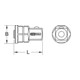 KS Tools GEARplus Stecknuss-Adapter, 1/4"x10mm