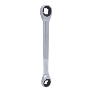 KS Tools GEARplus TX-E-Doppel-Ratschenringschlüssel,E20xE24