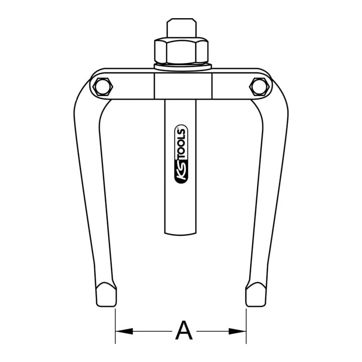 KS Tools Gegenstütze für Innen-Auszieher, 35-75mm