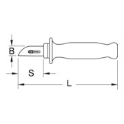 KS Tools geïsoleerd kabelmes, 210mm-3