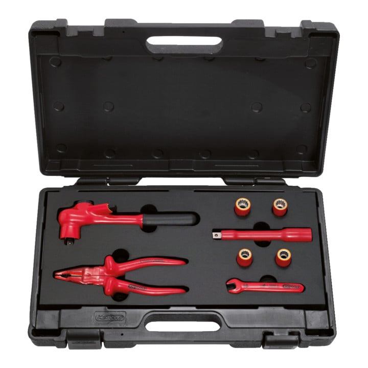 KS Tools geïsoleerde gereedschapsset voor PSA elektrische voertuigen, 8 dlg