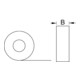 KS Tools geïsoleerde kleefband, rood, 102mm