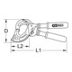 KS Tools geïsoleerde ratel kabelschaar, 530mm-3