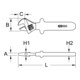 KS Tools geïsoleerde rolvork sleutel, 24mm