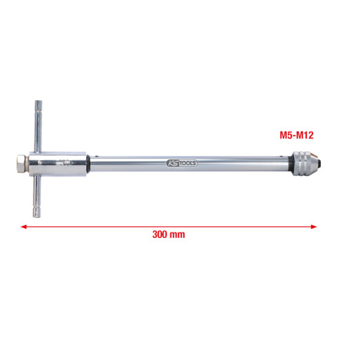 KS Tools gereedschapshoudermet verstelbare ratelkop, 300mm