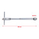 KS Tools gereedschapshoudermet verstelbare ratelkop, 300mm