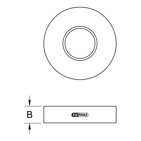 KS Tools Gewebeklebeband, silber, 50 m