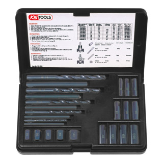 KS Tools Gewindeausdreh-Satz, 25-tlg.