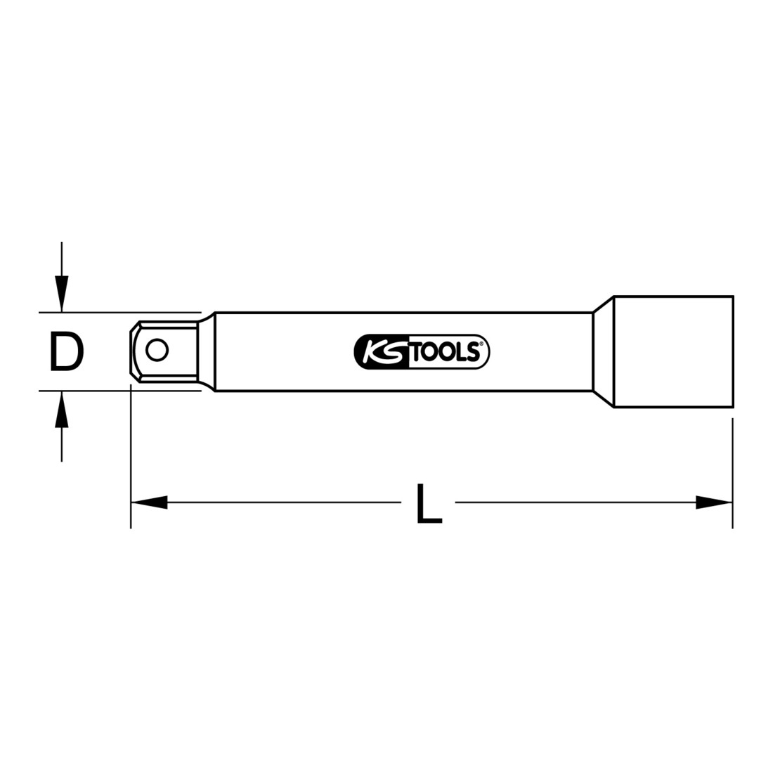 KS Tools Gewindebohrverlängerung