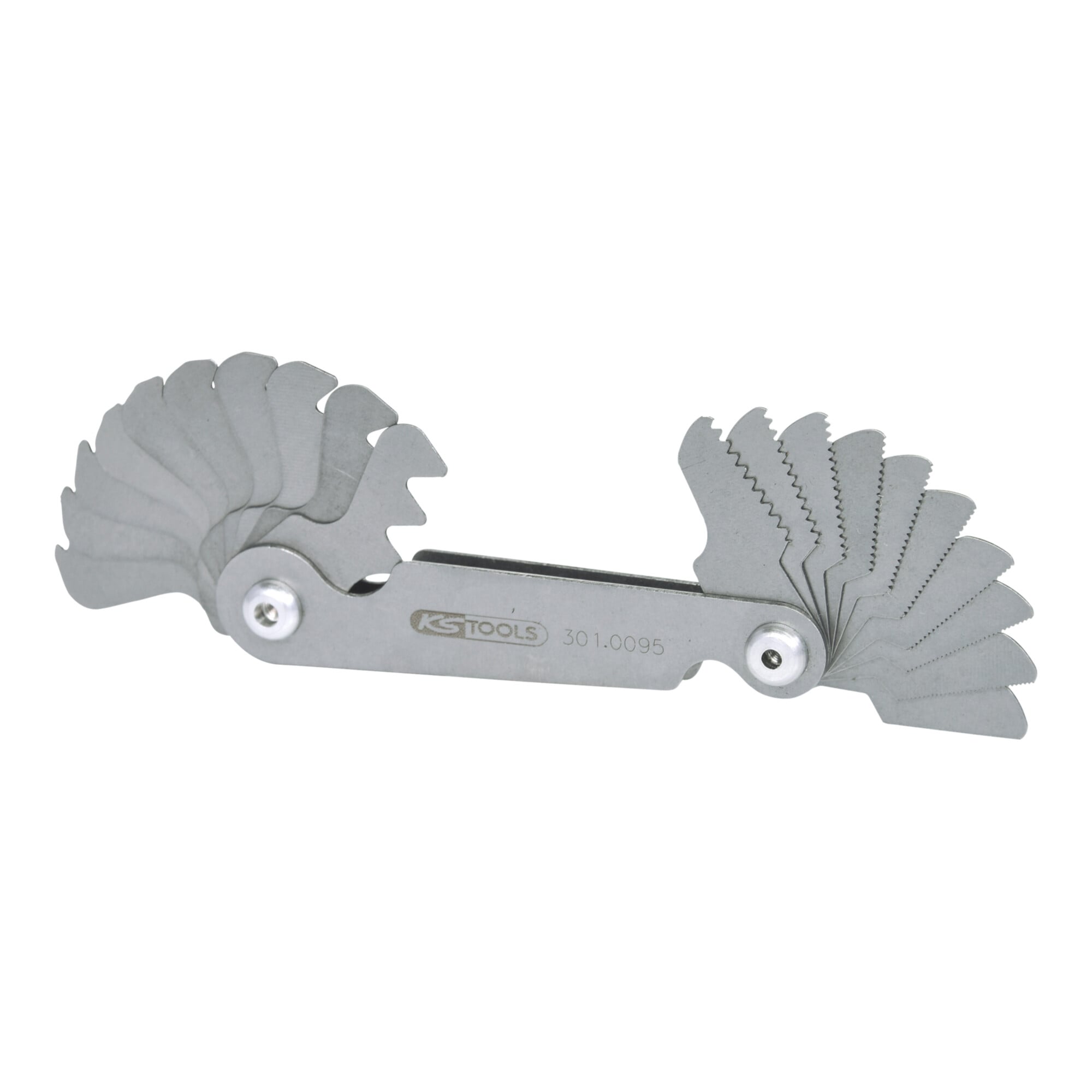 KS Tools Gewindelehre, metrisch, 20-teilig