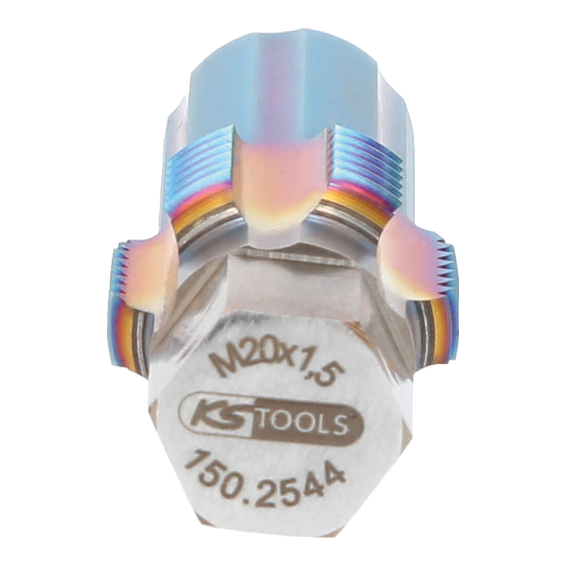 KS Tools Gewindeschneider mit Führungsbolzen für NOX-Sensoren, M20x1,5