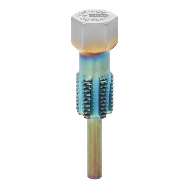 KS Tools Gewindeschneider mit Führungsbolzen für Temperatursensoren, M12x1,25