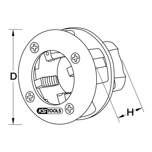 KS Tools Gewindeschneidkopf