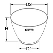 KS Tools gipsbeker, 0,65 liter-4