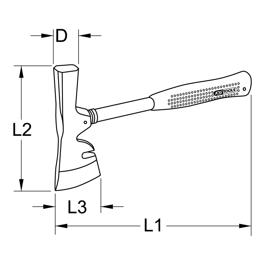 KS Tools Gipserbeil, 600g