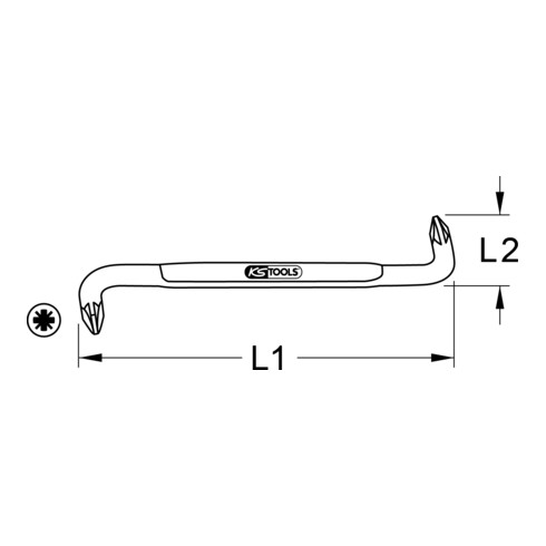 KS Tools Giravite ad angolo PZ