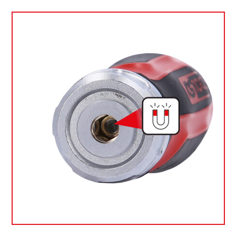 KS Tools Giraviti a inserti/cricco, 12 in 1