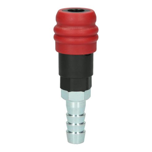 KS Tools Attacco di sicurezza, per aria compressa a 2 stadi, con ugello per tubo flessibile