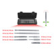 KS Tools gloeibougie- en bougie schroefdraadset, 7-delig