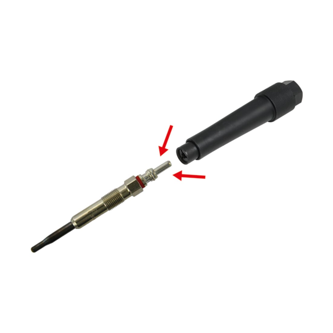 KS Tools gloeibougie slagmoerset voor CDI motoren, 4-delig