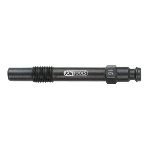 KS Tools gloeiplug adapter, M10x1.0 met buitendraad, lengte 75 mm type 15