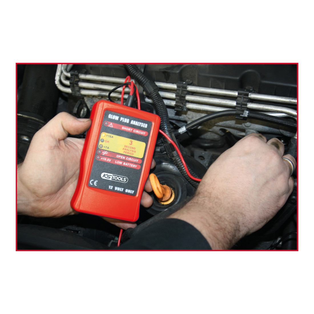 KS Tools gloeiplug tester