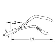 KS Tools Glühkerzen-Lösezange, 260mm-4