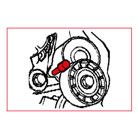 KS Tools GM / Opel / Saab - motor afstel gereedschap set, 11 stuks