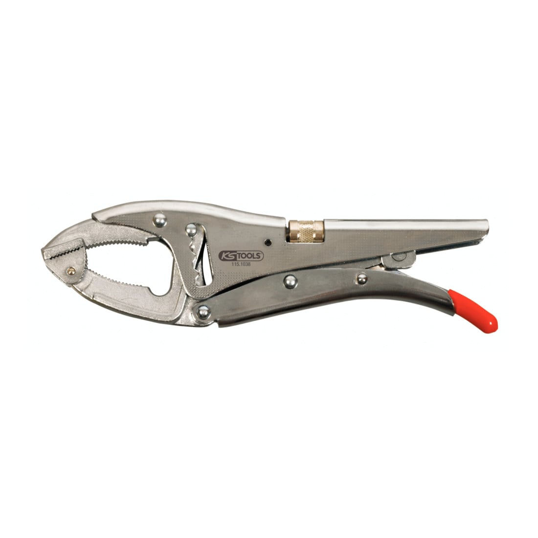 KS Tools grijptang, getand, beweegbare bekken, 0-85mm