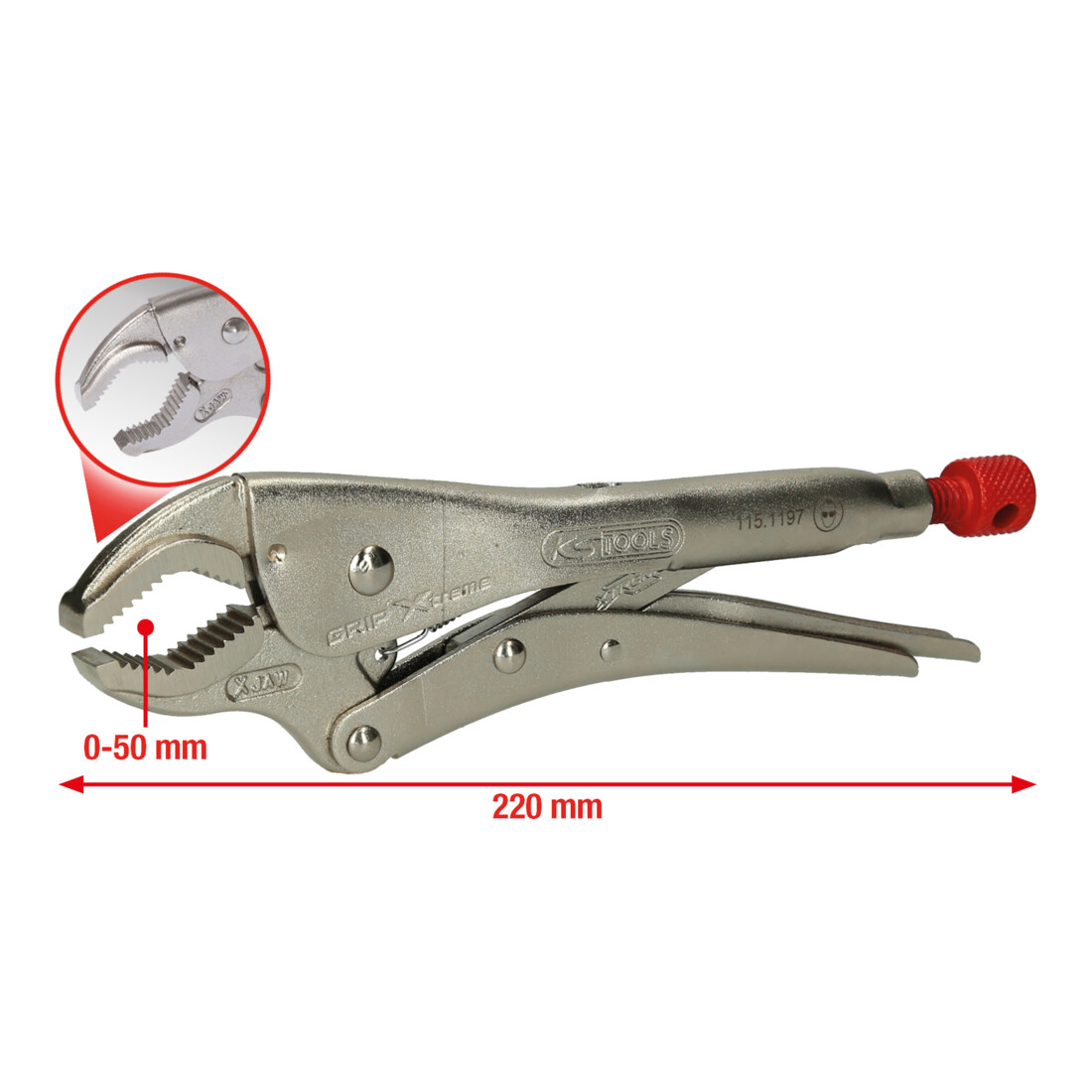 KS Tools Gripzange 10" GRIP Xtreme