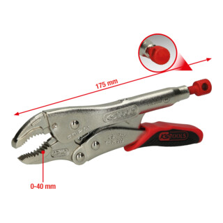 KS Tools Gripzange mit Easy-Release