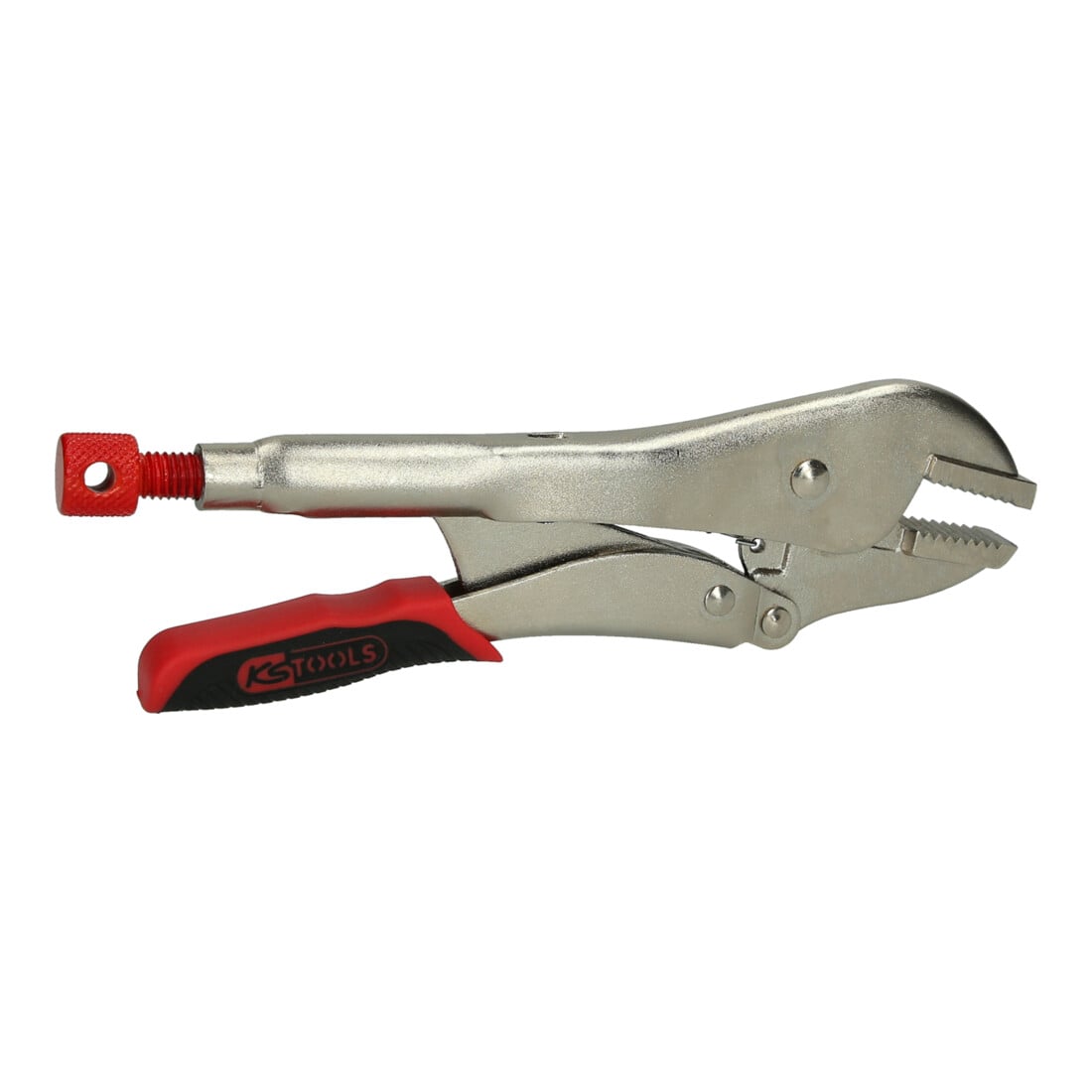 KS Tools Gripzange mit Easy-Release, gerade Backen,50mm,L=250mm
