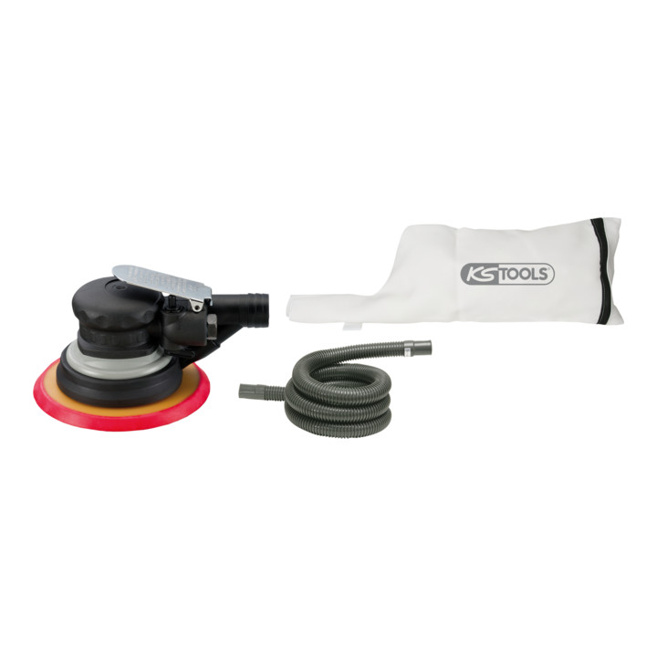 KS Tools grofschurende excenterschuurmachine met stofafzuiging