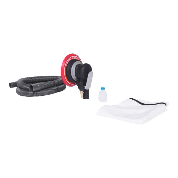 KS Tools grofschurende excenterschuurmachine met stofafzuiging
