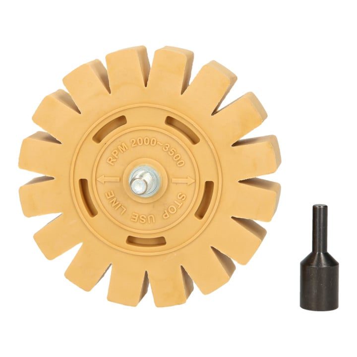 KS Tools Gummi-Radierteller mit Lamellen 24 mm