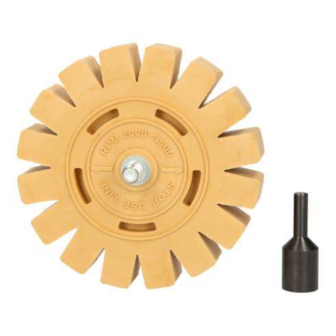 KS Tools Gummi-Radierteller mit Lamellen 24 mm