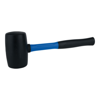 KS Tools Gummihammer, 700g mit Fiberglas-Stiel
