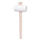 KS Tools Gummihammer weiss, 500g