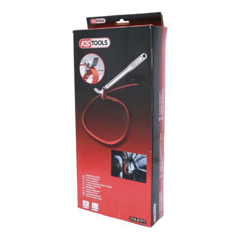 KS Tools Gurtrohrzange mit Gewebeband, Ø 200mm