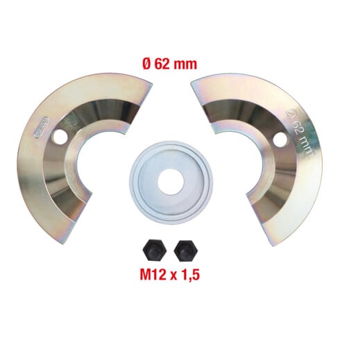 KS Tools halfschaal aanvulset 5 dlg voor Ø 62 mm