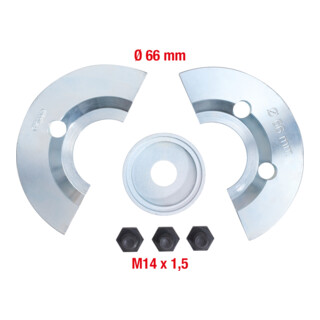 KS Tools halve schaal verlengset 6 stuks voor Ø 66 mm