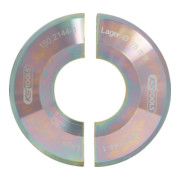KS Tools halve schelp set, 2 stuks (goud)-1