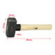 KS Tools hamer met essen handvat, 1500g
