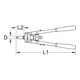 KS Tools handklinknagel, lengte 315 mm-5