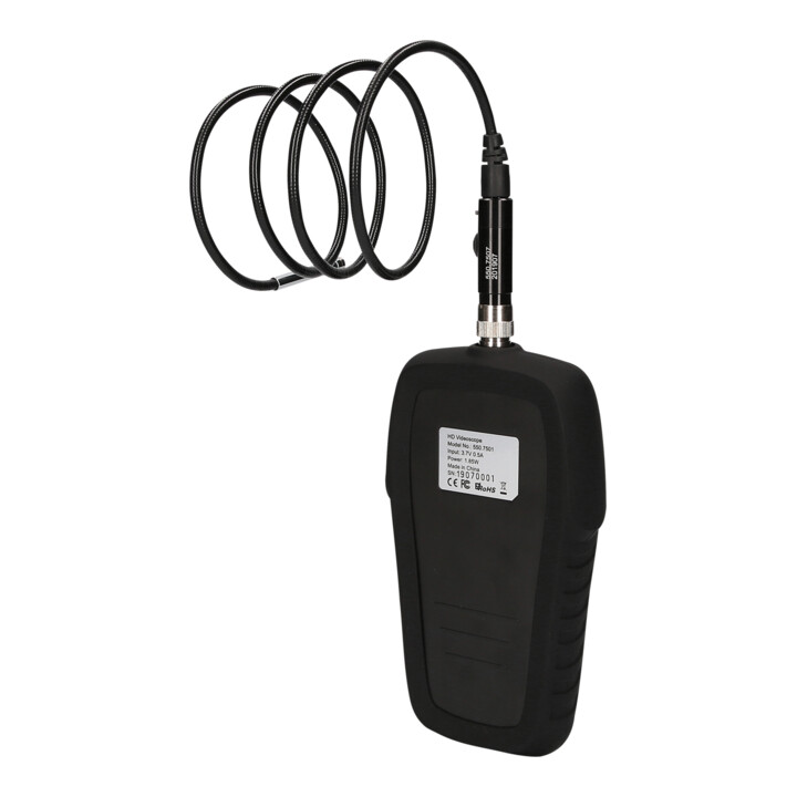 KS Tools HD videoscoop set met diameter 6,0 mm 0° en 90° HD front camera probe, omschakelbaar, 5 st.