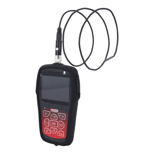 KS Tools HD-Videoskop-Satz mit Durchmesser 4,5 mm 0 Grad und 90 Grad HD Frontkamera-Sonde, umschaltbar, 7-tlg
