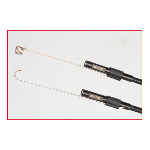 KS Tools HD-Videoskop-Satz mit Durchmesser 4,5 mm 0 Grad und 90 Grad HD Frontkamera-Sonde, umschaltbar, 7-tlg